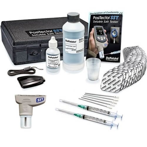 DeFelsko SSTKITD PosiTector SST Soluble Salt Tester Adhesive Patch Kit and Probe Only