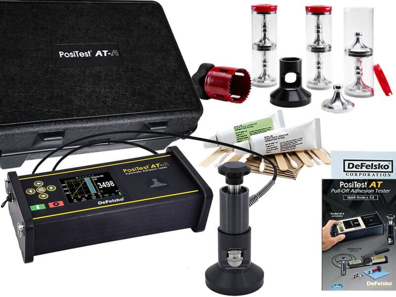 DeFelsko ATA50 PosiTest AT-A Automatic Pull-off Adhesion Tester with 50mm Dollies Kit ATA50A