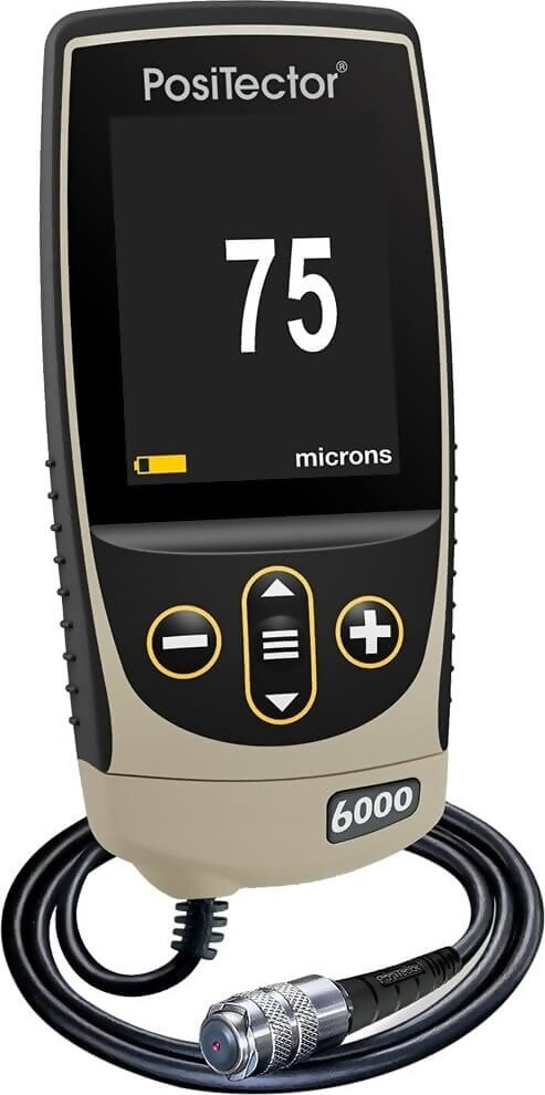 DeFelsko KITAUTOFNS1 PosiTector Standard Automotive Paint Inspection Kit with Standard Gauge Body, Probe PRBFNS 0 - 1,500 µm / 0 - 60 mils Cabled Probe and Probe PRB200B 13 - 1,000 μm