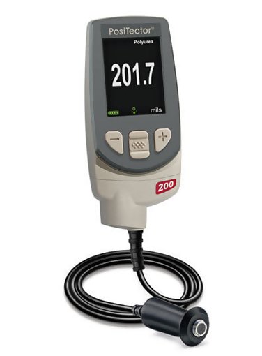 DeFelsko 200D1-E Positector 200 D1 Standard Ultrasonic Coating Thickness Gage DeFelsko 200D1-E Positector 200 D1 Standard Ultrasonic Coating Thickness Gage