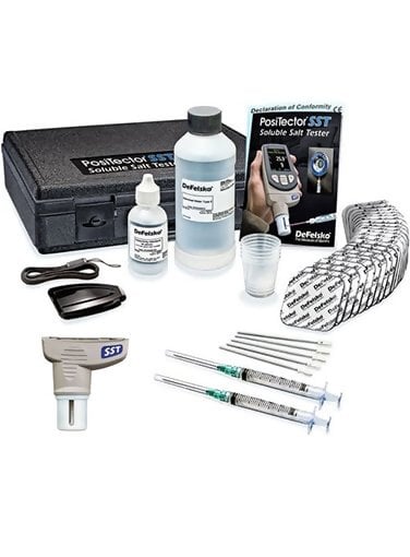 DeFelsko SSTKITL PosiTector SST Soluble Salt Tester Latex Patch Kit and Probe Only
