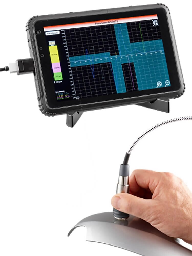 ElektroPhysik QuintSonic-T Multi-layer Ultrasonic Coating Thickness Gauge with Tablet Display
