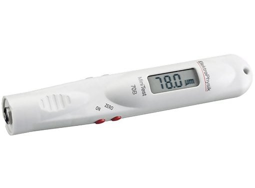ElektroPhysik 80-125-0600 MiniTest 70B-FN Coating Thickness Gauge Ferrous & Non-Ferrous MIN/007017, 0-120 mils / 0-100 mils