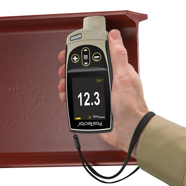 DeFelsko N1-G Positector 6000 N1 Coating Thickness Gauge with Standard Body, Integral Probe, Measures Coatings on Non-Ferrous Metals, 0-60 mils