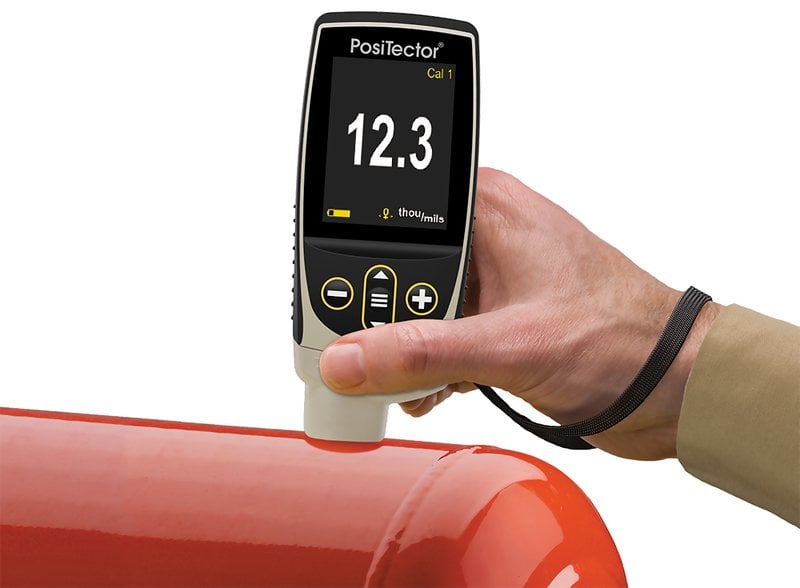 DeFelsko N1-G Positector 6000 N1 Coating Thickness Gauge with Standard Body, Integral Probe, Measures Coatings on Non-Ferrous Metals, 0-60 mils