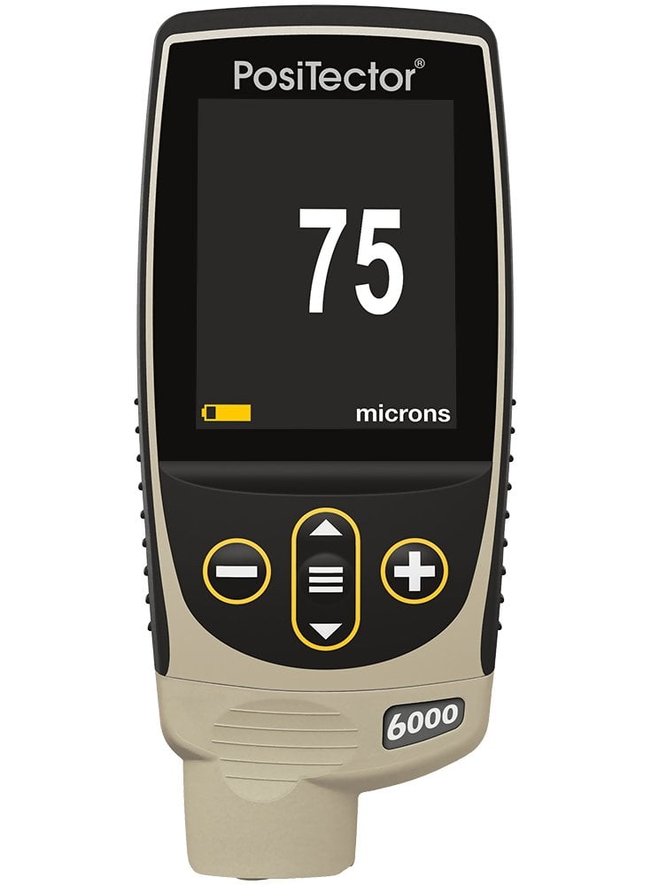 DeFelsko N1-G Positector 6000 N1 Coating Thickness Gauge with Standard Body, Integral Probe, Measures Coatings on Non-Ferrous Metals, 0-60 mils