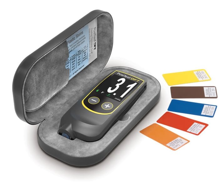 DeFelsko DFTC PosiTest DFT Combo Coating Thickness Gauge, Measures both Non-magnetic Coatings on Steel & Non-conductive Coatings on Aluminum, Brass, 0-40 mils
