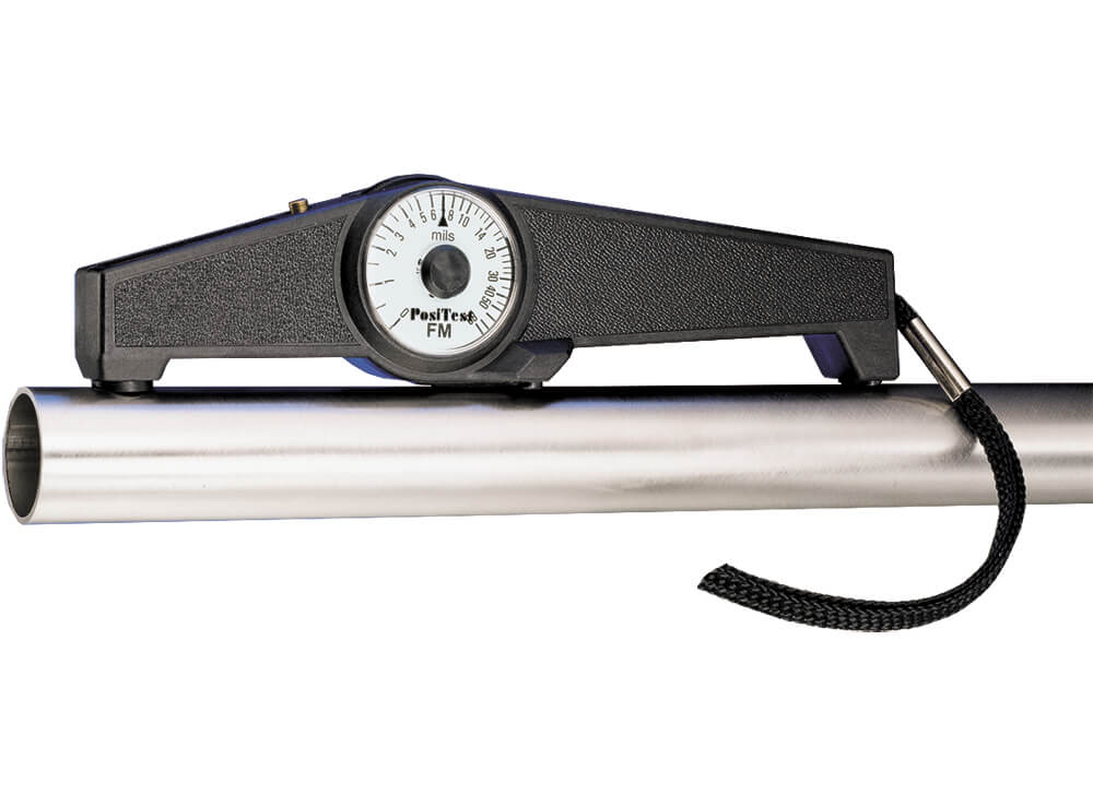 DeFelsko PosiTest G Magnetic Pull-Off Coating Thickness Gage, Banana Gauge, Scale 0-200 microns