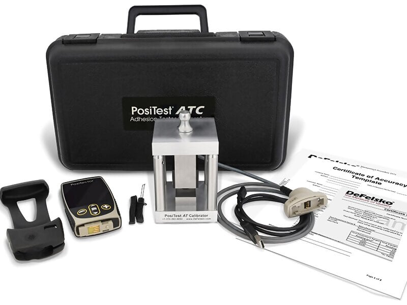 DeFelsko PosiTest AT Calibrator Adhesion Tester Accuracy Verification Kit