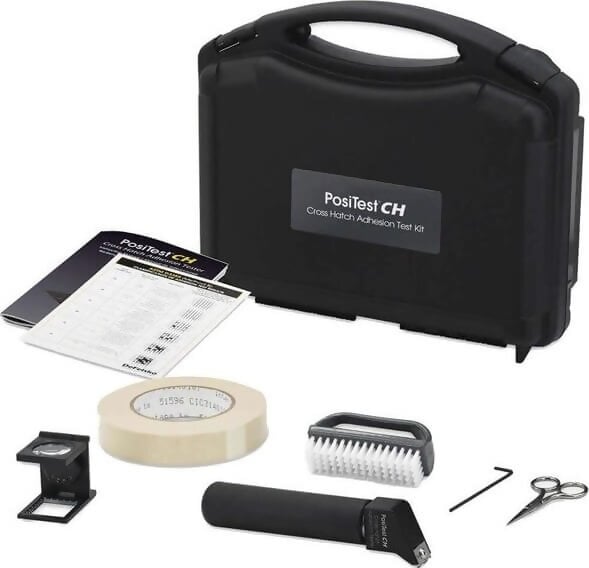 DeFelsko KITPCCHFNS1 PosiTector Standard Professional PC Powder Inspection Kit with PosiTector 6000 FNS1 Standard, PosiTest CH CHKITASTM6X2, DeFelsko Powder Combs Models 1 and 4
