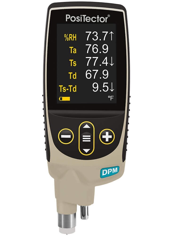 DeFelsko KITPIP1 PosiTector Standard Pipeline Inspection Kit with Standard Gauge Body, Probes PRBFTS, PRBDPM, PRBSHDD; Testex Digital Micrometer, DeFelsko VIS1 SSPC Standards, DeFelsko Certified 8-Sided WFT Gage