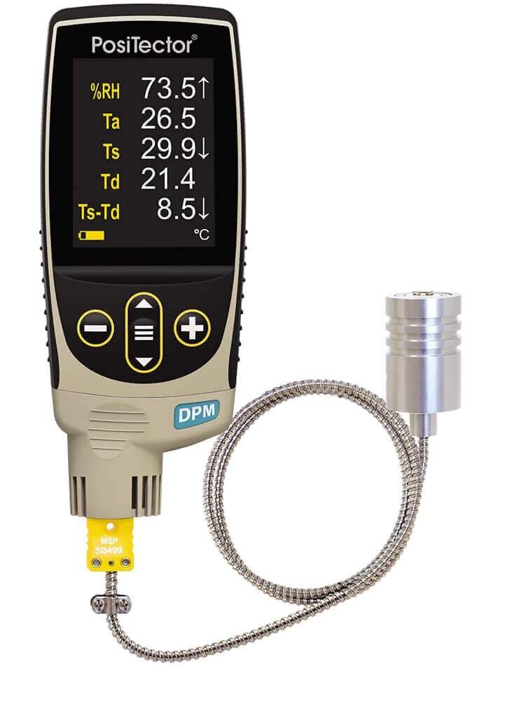 DeFelsko KITPIP3 PosiTector Advanced Pipeline Inspection Kit with Advanced Gauge Body, Probes PRBFTS, PRBDPM, PRBSHDD; Testex Digital Micrometer, DeFelsko VIS1 SSPC Standards, DeFelsko Certified 8-Sided WFT Gage