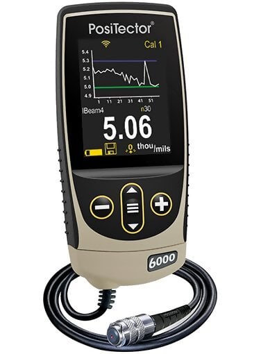 DeFelsko KITPIPS3 PosiTector Advanced Pipeline Inspection Kit with Advanced Gauge Body, Probes PRBFTS, PRBDPMS, PRBSHDD; Testex Digital Micrometer, DeFelsko VIS1 SSPC Standards, DeFelsko Certified 8-Sided WFT Gage