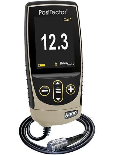 DeFelsko KITSSPFS1 PosiTector Standard Steel Structure Painting Inspection Kit with Advanced Gauge Body, Probes PRBFS, PRBDPM, Kit SSTKITP, Testex Digital Micrometer, DeFelsko VIS1 SSPC Standards, DeFelsko Certified 8-Sided WFT Gage