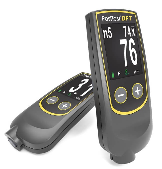 DeFelsko DFTF PosiTest DFT Ferrous Coating Thickness Gage, Dry Film Thickness Gauge, Car Paint Thickness, Measures Non-magnetic Coatings on Steel, 0-40 mils