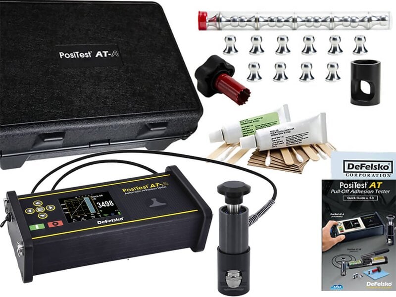 DeFelsko ATA20 PosiTest AT-A Automatic Pull-off Adhesion Tester with 20mm Dollies Kit ATA20A