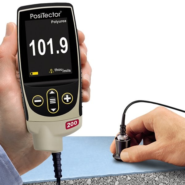DeFelsko 200B1 Positector 200 B1 Standard Ultrasonic Coating Thickness Gages for Non-Metal Substrates, 0.5 - 40 mils