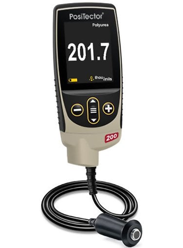 DeFelsko 200D3-G Positector 200 D3 Advanced Ultrasonic Coating Thickness Gages for Metal Substrates, 2 - 300 mils