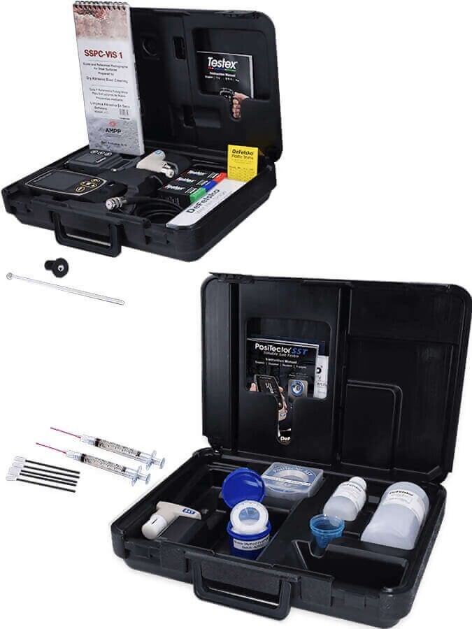DeFelsko KITSSPF1 PosiTector Kit estándar de inspección de pintura de estructuras de acero